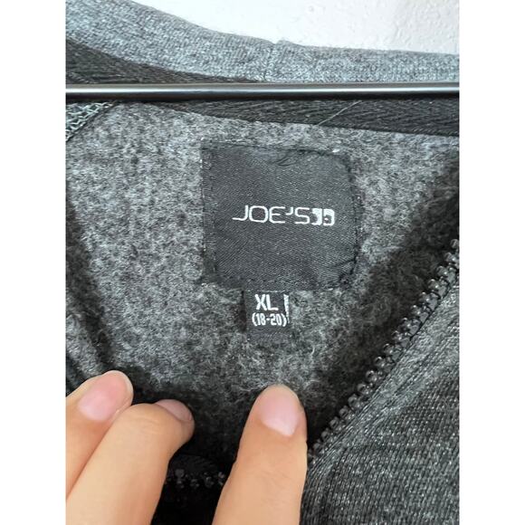 Joe’s Jeans Kids XL Charcoal Zip Hoodie Nordstrom Rack NWT $49 - Picture 6 of 7